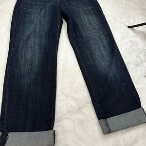 Kut from the Kloth Dark Blue Boyfriend Jeans
